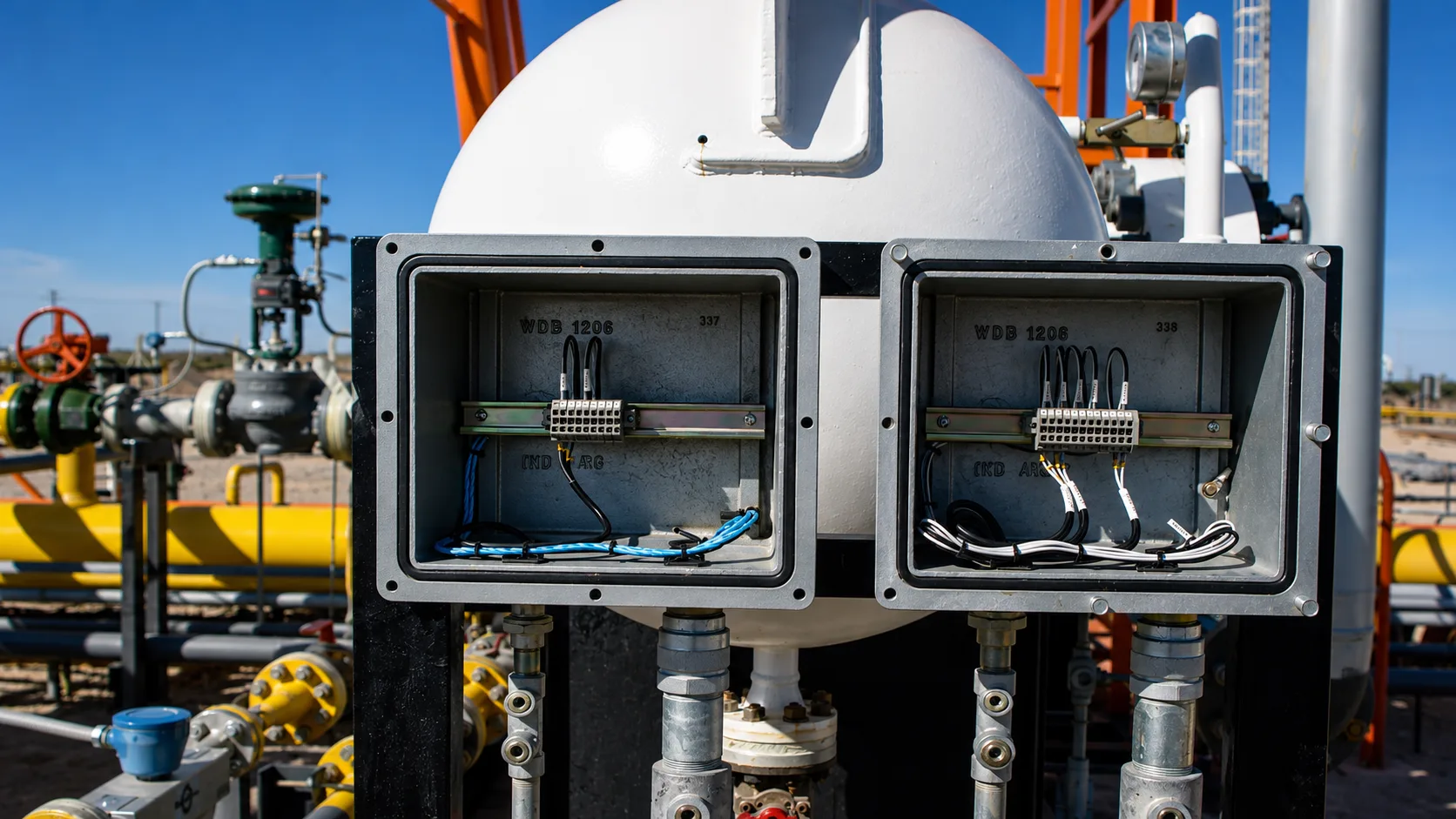 Industrial facilities in operation